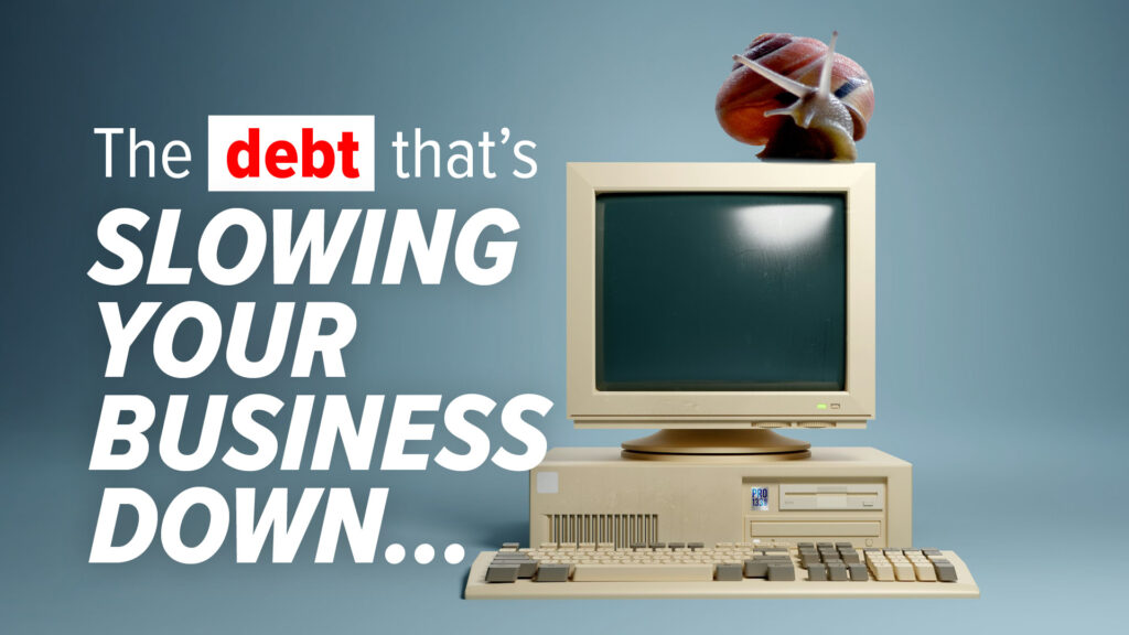 Technical debt slowing your business down? Contact IT West for help with your business IT